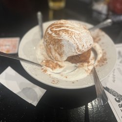 Tailgaters Sports Bar & Grill - Fried ice cream with extra whip cream! Perfect amount  to share