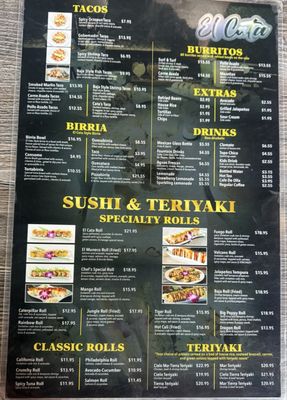 Menu photo 3 El Cata Lemon Grove, CA
