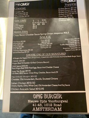 Menu photo 2 OMG Burger Amsterdam, NH