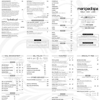 Mani Pedi Spa - Eyelash Service Near Me - Honolulu, Hawaii Mani Pedi Spa - Eyelash Service Near Me - Honolulu, Hawaii
