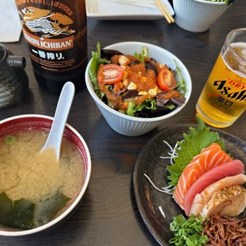 Haji Sushi House - Sashimi combo coupled w/ chicken teriyaki - Sushi Bars Near Me - Los Angeles, California Haji Sushi House - Sashimi combo coupled w/ chicken teriyaki - Sushi Bars Near Me - Los Angeles, California