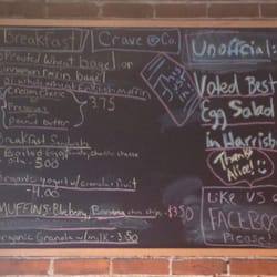 The Vegetable Hunter - Breakfast menu. Didn't actually try anything from this one... But sounds good