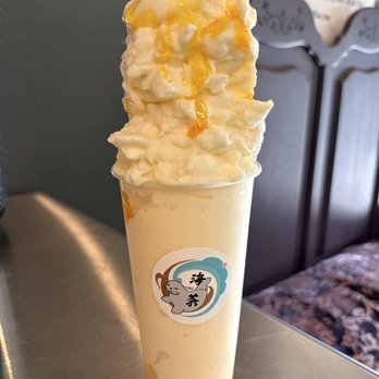 HaiCha - coconut passionfruit slushi Coconut with Passion Fruit favor Smoothie with lychee - Bubble Tea Near Me - Pasadena, California HaiCha - coconut passionfruit slushi Coconut with Passion Fruit favor Smoothie with lychee - Bubble Tea Near Me - Pasadena, California