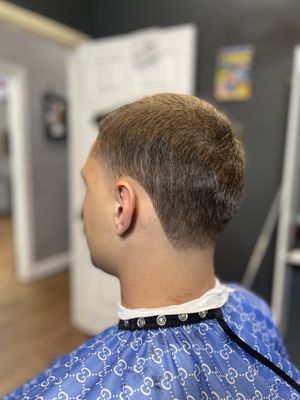 Taper Fade - All cuts include standard beard servicing.