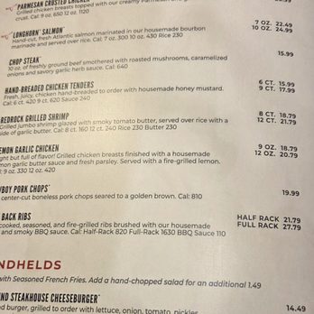 LongHorn Steakhouse - Menu - Steakhouses Near Me - Greensboro, North Carolina