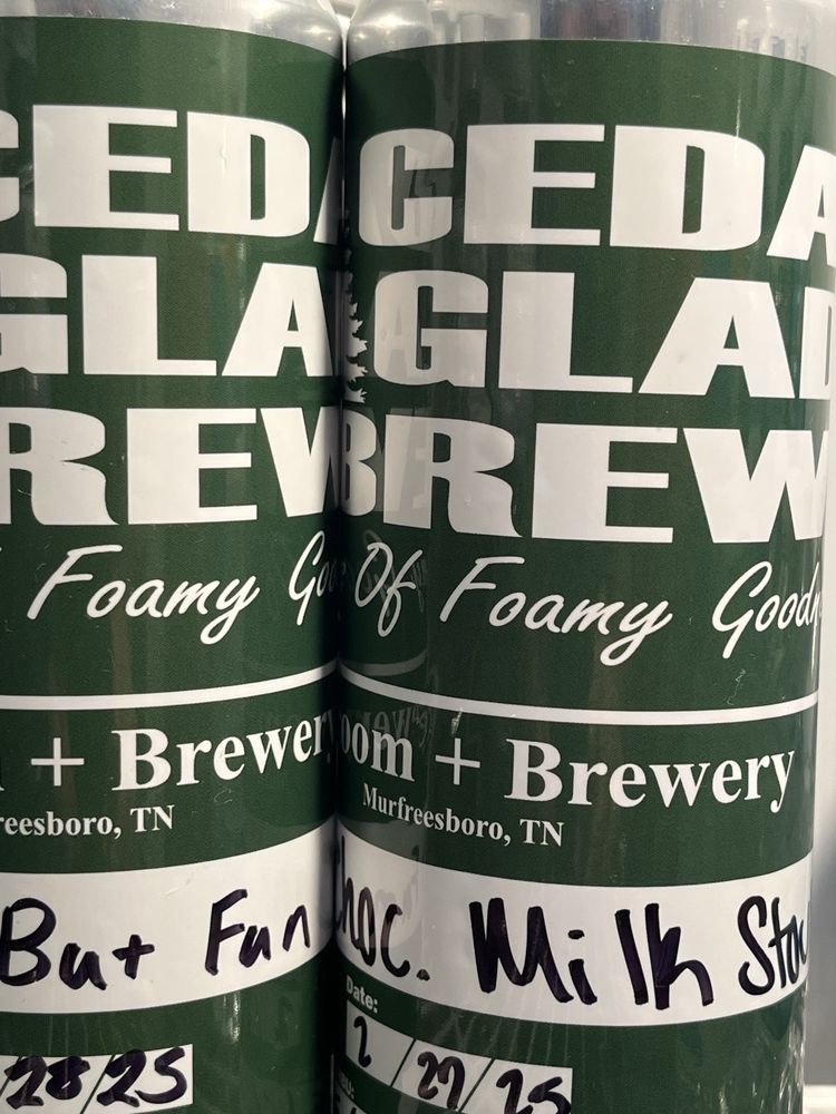 Social spots from Cedar Glade Brews