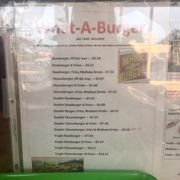 The menu