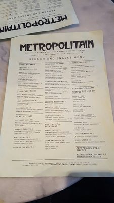 Menu photo 4 Metropolitain Amsterdam Amsterdam, NH Menu photo 4 Metropolitain Amsterdam Amsterdam, NH