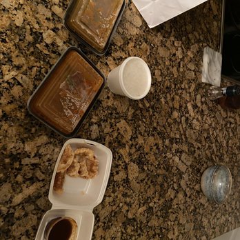 Spice Creations - Tiny takeout containers. Have never seen this little food from a restaurant. - Indian Near Me - Allen, Texas