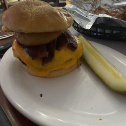 Black Forest - Western burger with a delicious pickle