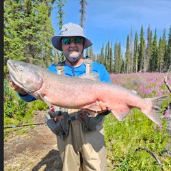 King For A Day Campground - Nice king salmon caught on our full day guided raft charter
