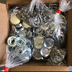 People Power Press - Blank bulk buttons being shipped to a customers.