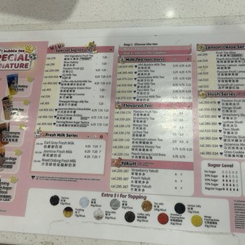 Vivi Bubble Tea - Menu - Bubble Tea Near Me - Brooklyn, New York