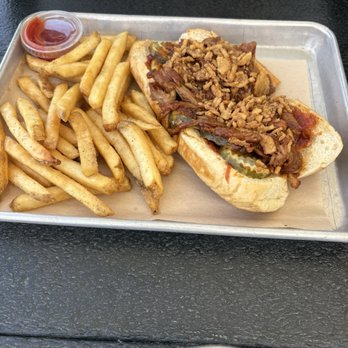 Hangar 24 Craft Brewing - Pulled Pork Patrol Sandwich - Venues & Event Spaces Near Me - Irvine, California