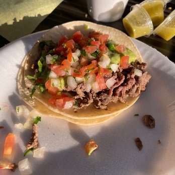 Habanero'ss Mexican Restaurant - 8. Two Carne Asada Tacos Combo Plate - Mexican Near Me - Pueblo, Colorado