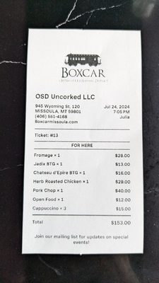 Boxcar Bistro by null