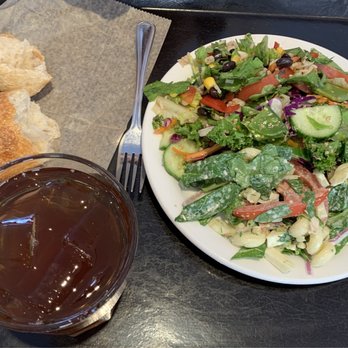 Cafe Latte - 3 Salad Sampler - Comfort Food Near Me - Saint Paul, Minnesota