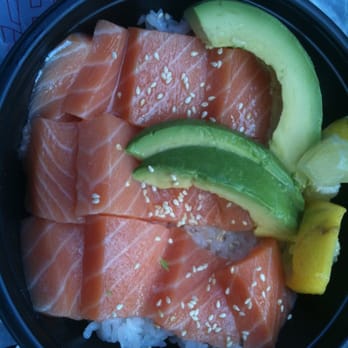 Taisho - Salmon Sushi Bowl, with avocado - Japanese Near Me - Monrovia, California