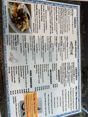 Menu photo 3 Mee Thai Restaurant Orlando, FL