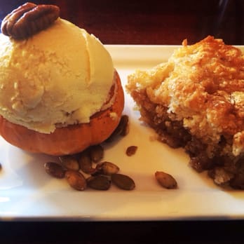 Maya Del Sol - Pecan Crisp with butternut squash icecream - Latin American Near Me - Oak Park, Illinois