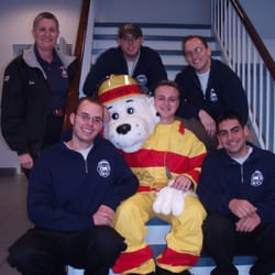 Syosset Fire Department - department members @ Fire Prevention day