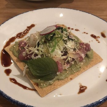 Yellowbelly - Tuna tostada - New American Near Me - St. Louis, Missouri Yellowbelly - Tuna tostada - New American Near Me - St. Louis, Missouri