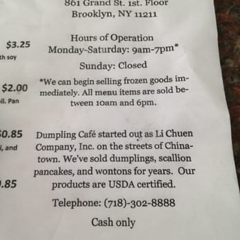 Dumpling Cafe - Chinese Near Me - Brooklyn, New York Dumpling Cafe - Chinese Near Me - Brooklyn, New York
