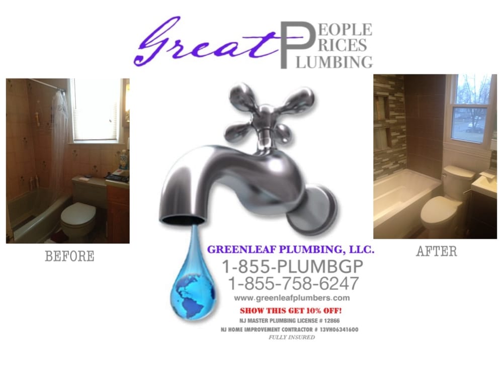 Slide of Greenleaf Plumbing