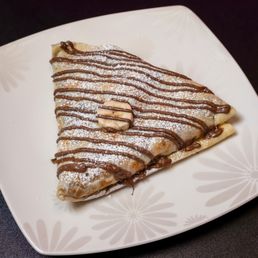 Banana Nutella Crepe Banana Nutella Crepe