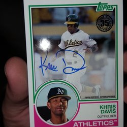 B & B Sports Cards - Nice to collect and whats crazy is that this was pulled from my very first purchase of a 50 card pack from a Topps series one jumbo box.