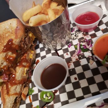 Grilled Cheese Gallery - Super yummy Steak grilled cheese! - Ice Cream & Frozen Yogurt Near Me - St. Augustine, Florida Grilled Cheese Gallery - Super yummy Steak grilled cheese! - Ice Cream & Frozen Yogurt Near Me - St. Augustine, Florida