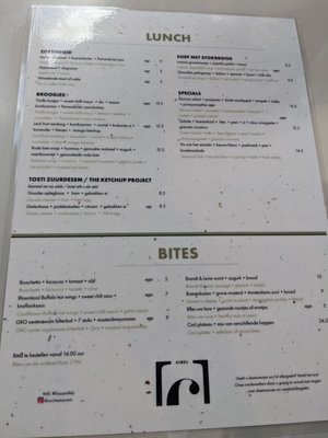 Menu photo 2 Circl Amsterdam, NH