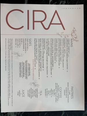 Menu photo 1 Cira Chicago, IL Menu photo 1 Cira Chicago, IL
