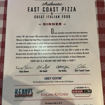 Kenny's East Coast Pizza - Kenny's menu - Pizza Near Me - Plano, Texas