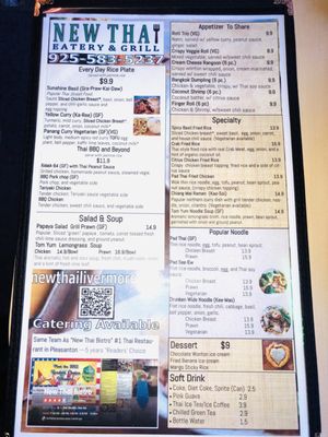 Menu photo 6 New Thai Eatery & Grill Livermore, CA Menu photo 6 New Thai Eatery & Grill Livermore, CA