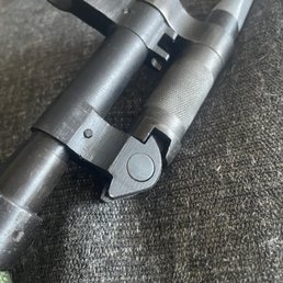 Bayonet screw replaced w/ custom fab pin