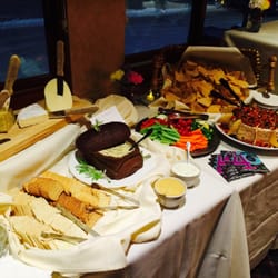 The Sandwedge at Hickory Hill - A wonderful appetizer table for a surprise birthday party!