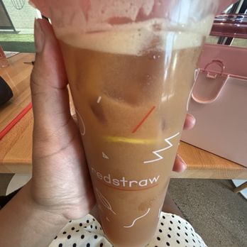 Redstraw - Peach Bellini - Bubble Tea Near Me - Carrollton, Texas