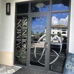 Exterior outside entrance of Common Grounds - West Palm Beach, Florida Exterior outside entrance of Common Grounds - West Palm Beach, Florida