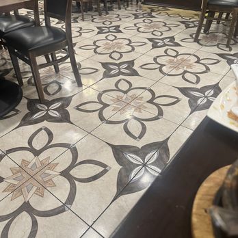 Sheeba Restaurant- Canton - The beautiful tile floor - Mediterranean Near Me - Canton, Michigan