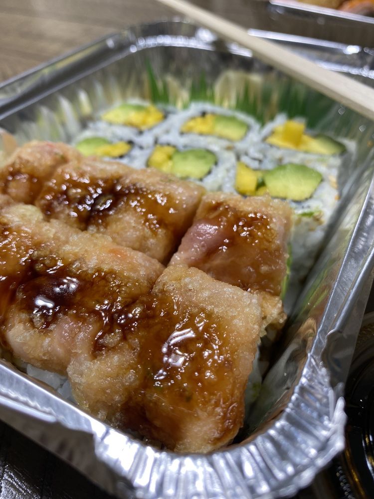 Food from Samurai Japanese Hibachi Steakhouse