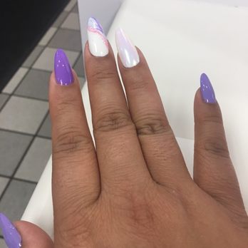 Luxe Nailscape - Kinda unicorn! Lavender, whispy swirl & pearl chrome! - Nail Salons Near Me - Fairfield, California Luxe Nailscape - Kinda unicorn! Lavender, whispy swirl & pearl chrome! - Nail Salons Near Me - Fairfield, California