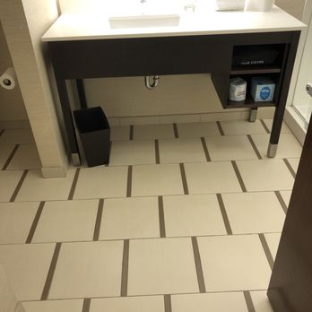 Fairfield by Marriott Inn & Suites Waterbury Stowe - Nice bathroom floor and vanity. - Hotels Near Me - Waterbury, Vermont