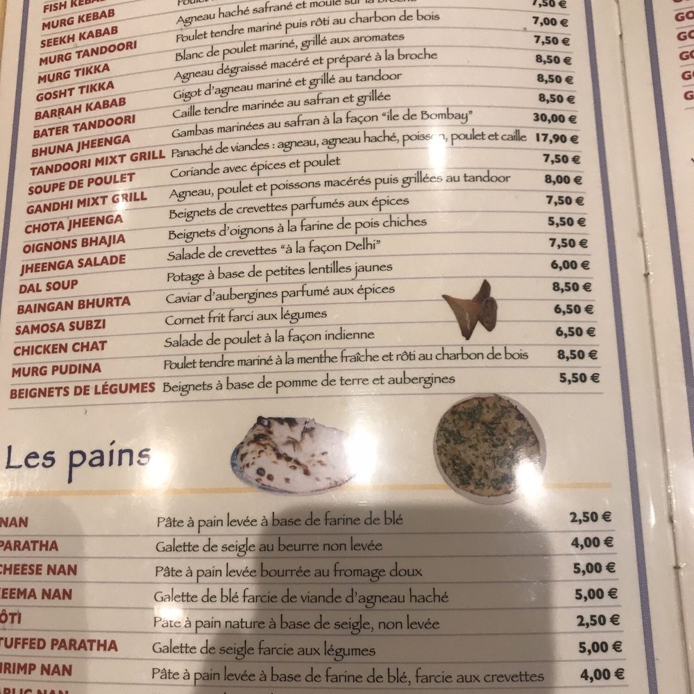 Gandhi Ji’s - Indian Near Me - Paris, 01