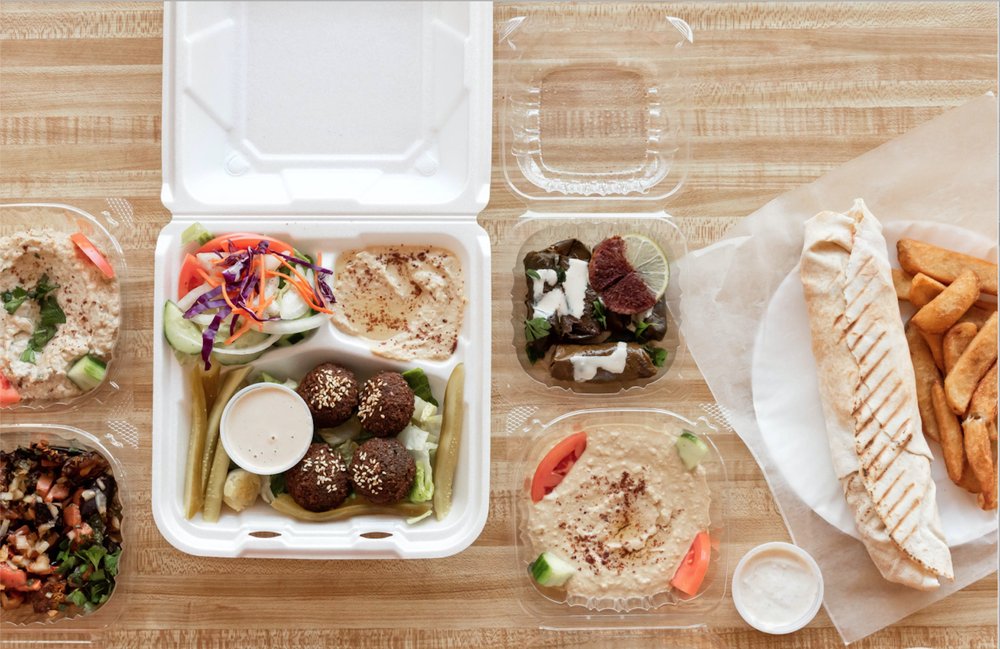 Food from Kushari and Grill