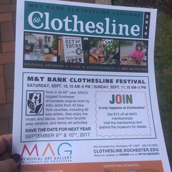 Clothesline - Festival info - Festivals Near Me - Rochester, New York