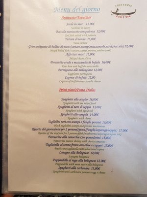 Menu photo 2 Pane Vino Venezia, VE Menu photo 2 Pane Vino Venezia, VE