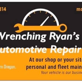Wrenching Ryan's Auto Repair - logo - Auto Repair Near Me - Eugene, Oregon Wrenching Ryan's Auto Repair - logo - Auto Repair Near Me - Eugene, Oregon