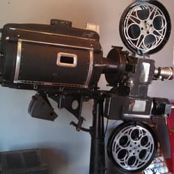 Strand Theatre - Old projector they used to use dated from 1955.