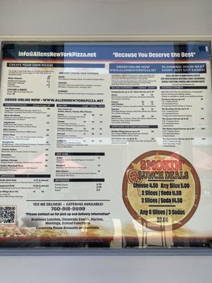 Menu photo 4 Allen's New York Pizza Carlsbad, CA Menu photo 4 Allen's New York Pizza Carlsbad, CA